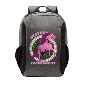 Destroy Patriarchy Feminism Unicorn Feminist Empowered Vector Backpack