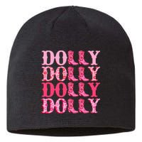 Dolly Personalize First Name Groovy Cowboy Boots Sustainable Beanie