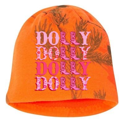 Dolly Personalize First Name Groovy Cowboy Boots Kati - Camo Knit Beanie