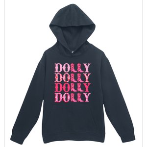 Dolly Personalize First Name Groovy Cowboy Boots Urban Pullover Hoodie