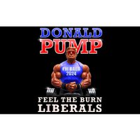 Donald Pump Funny Trump Feel The Burn Liberals 2024 Bumper Sticker