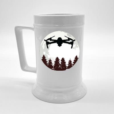 Drone Pilot Full Moon Funny FPV Drone Quadcopter Beer Stein