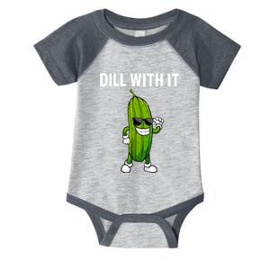 Dill Pickle Funny Cucumber Pickle Lover Gift Infant Baby Jersey Bodysuit