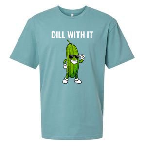 Dill Pickle Funny Cucumber Pickle Lover Gift Sueded Cloud Jersey T-Shirt