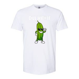 Dill Pickle Funny Cucumber Pickle Lover Gift Softstyle CVC T-Shirt