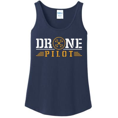 Drone Pilot Funny Quadrotor Drone Pilot Drones Ladies Essential Tank