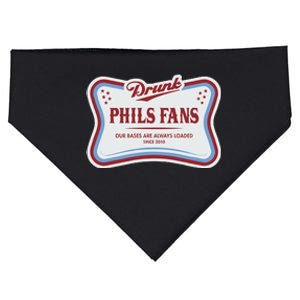 Drunk Phils Fans High Life New USA-Made Doggie Bandana