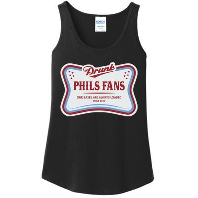 Drunk Phils Fans High Life New Ladies Essential Tank