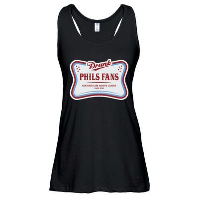 Drunk Phils Fans High Life New Ladies Essential Flowy Tank