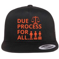 Due Process For All Flat Bill Trucker Hat