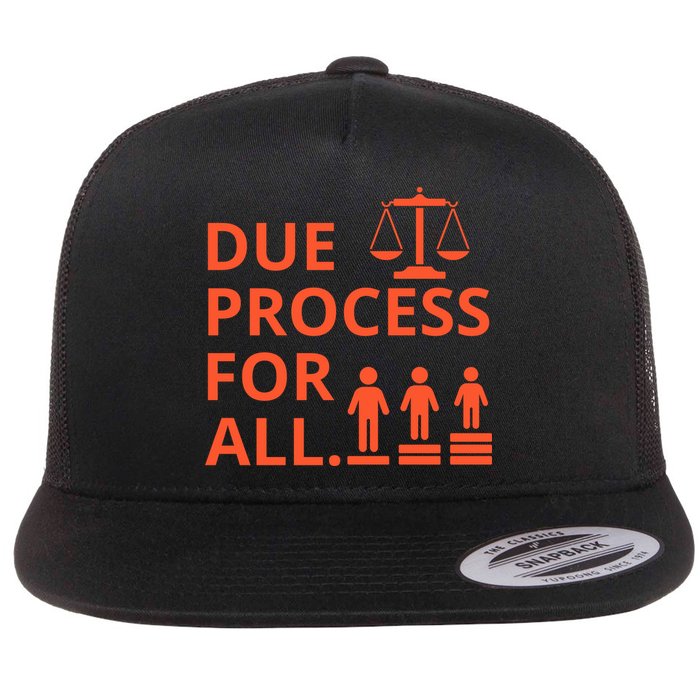 Due Process For All Flat Bill Trucker Hat