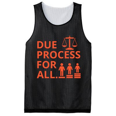 Due Process For All Mesh Reversible Basketball Jersey Tank