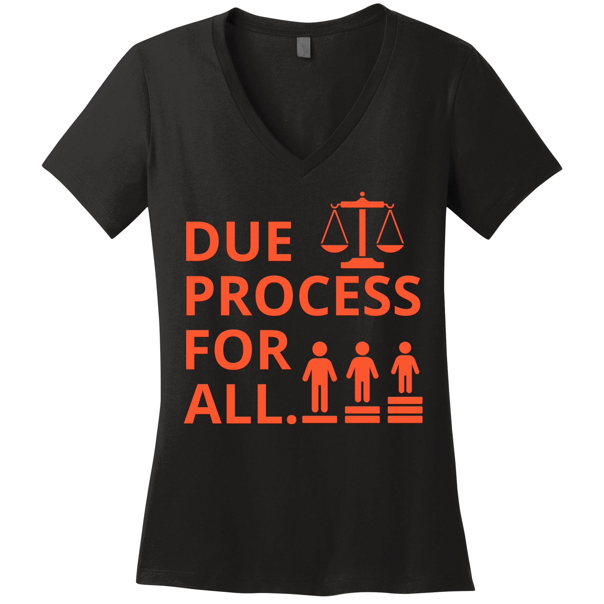 Due Process For All Women's V-Neck T-Shirt