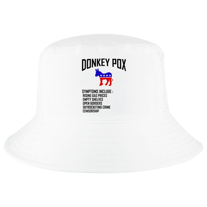 Donkey Pox Funny Symptoms Political Anti Biden Cool Comfort Performance Bucket Hat