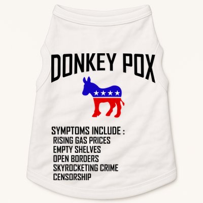 Donkey Pox Funny Symptoms Political Anti Biden Doggie Tank