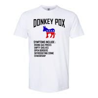 Donkey Pox Funny Symptoms Political Anti Biden Softstyle CVC T-Shirt