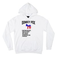 Donkey Pox Funny Symptoms Political Anti Biden Hoodie