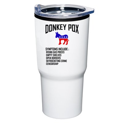 Donkey Pox Funny Symptoms Political Anti Biden Tumbler
