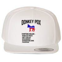 Donkey Pox Funny Symptoms Political Anti Biden Wool Snapback Cap