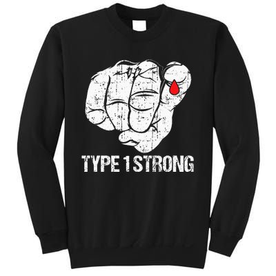 Diabetic Patients Fighter Awareness Diabetes Type 1 Sweatshirt