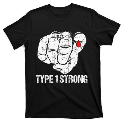 Diabetic Patients Fighter Awareness Diabetes Type 1 T-Shirt