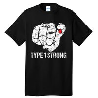 Diabetic Patients Fighter Awareness Diabetes Type 1 Tall T-Shirt