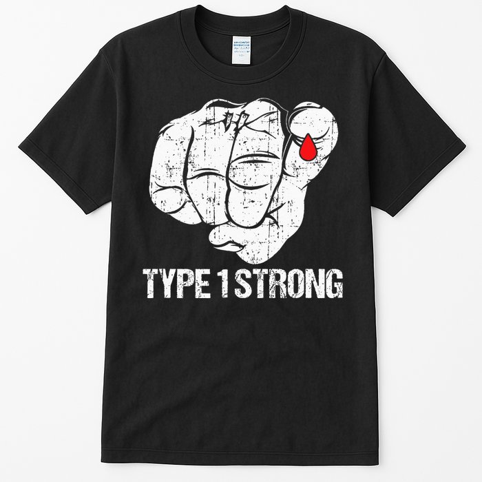 Diabetic Patients Fighter Awareness Diabetes Type 1 Tall T-Shirt