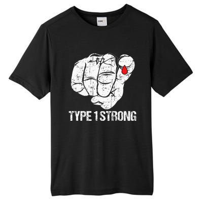 Diabetic Patients Fighter Awareness Diabetes Type 1 Tall Fusion ChromaSoft Performance T-Shirt