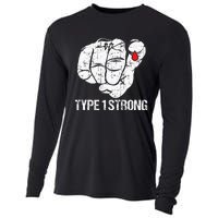 Diabetic Patients Fighter Awareness Diabetes Type 1 Cooling Performance Long Sleeve Crew