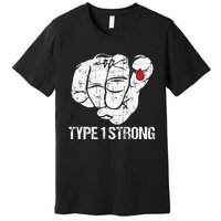 Diabetic Patients Fighter Awareness Diabetes Type 1 Premium T-Shirt