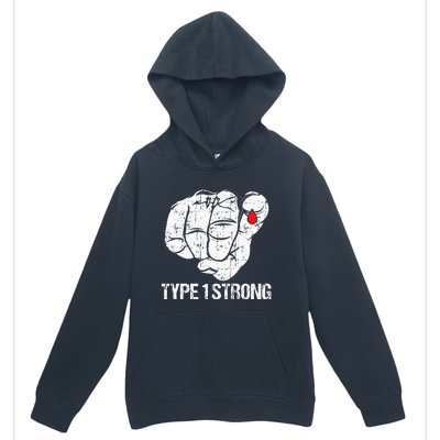 Diabetic Patients Fighter Awareness Diabetes Type 1 Urban Pullover Hoodie