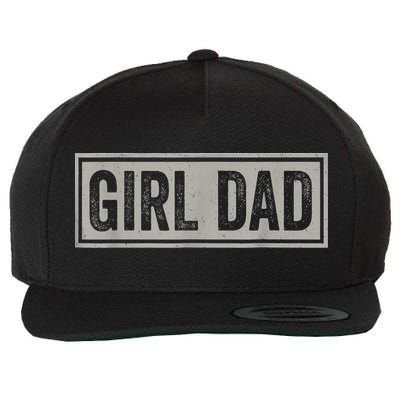 Dad Proud Father Fathers Day Vintage Wool Snapback Cap