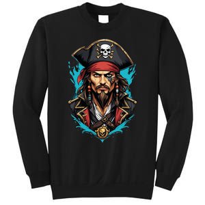 Detailed Pirate Face Sweatshirt