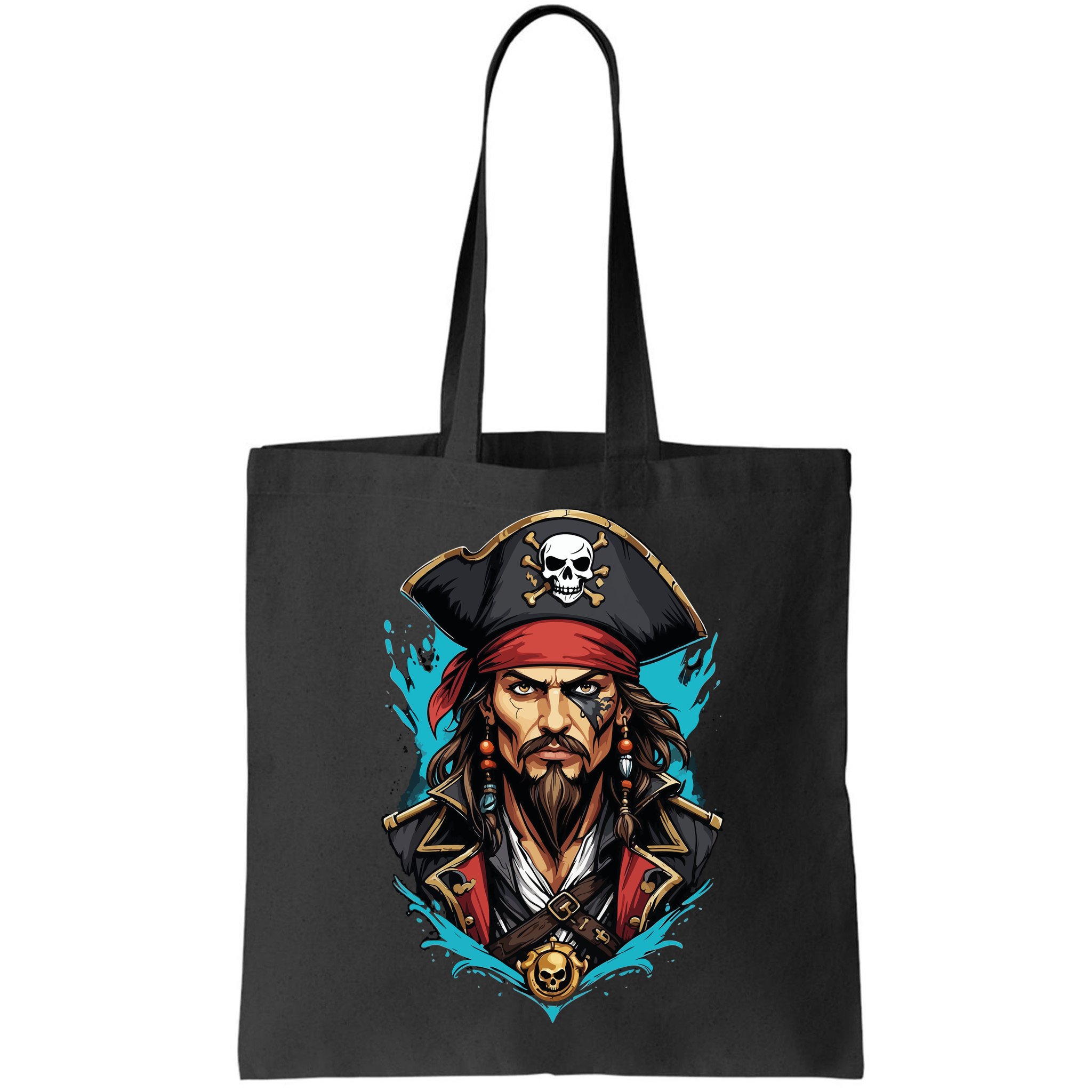 Detailed Pirate Face Bag
