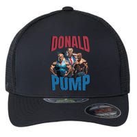 Donald Pump Gift Meme Funny Election Tren Hard Appareal We Go Gym For Bodybuilde Flexfit Unipanel Trucker Cap