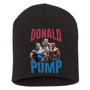 Donald Pump Gift Meme Funny Election Tren Hard Appareal We Go Gym For Bodybuilde Short Acrylic Beanie