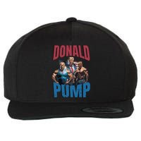 Donald Pump Gift Meme Funny Election Tren Hard Appareal We Go Gym For Bodybuilde Wool Snapback Cap