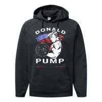 Donald Pump Gym Bodybuilder And Weightlifting Performance Fleece Hoodie