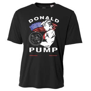 Donald Pump Gym Bodybuilder And Weightlifting Cooling Performance Crew T-Shirt