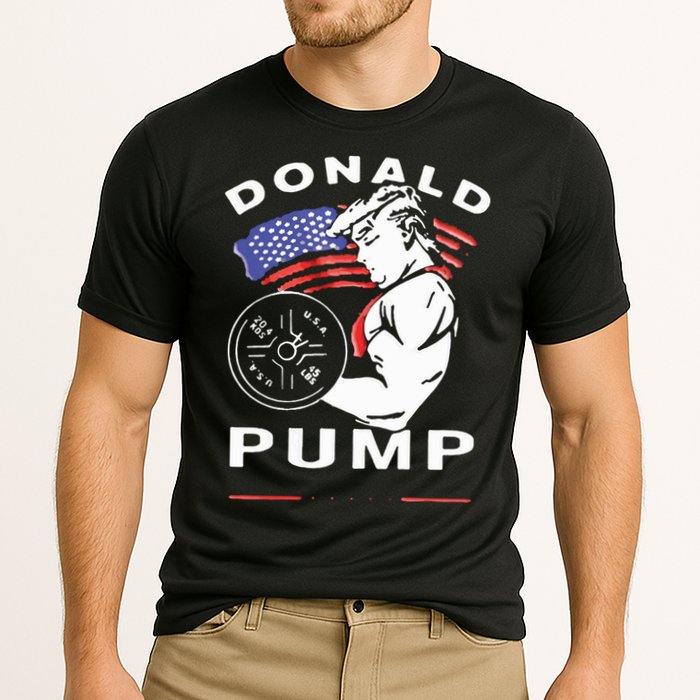 Donald Pump Gym Bodybuilder And Weightlifting Cooling Performance Crew T-Shirt