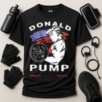 Donald Pump Gym Bodybuilder And Weightlifting Cooling Performance Crew T-Shirt