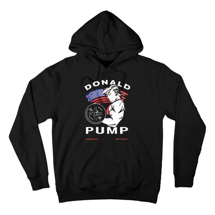 Donald Pump Gym Bodybuilder And Weightlifting Hoodie