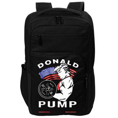 Donald Pump Gym Bodybuilder And Weightlifting Impact Tech Backpack