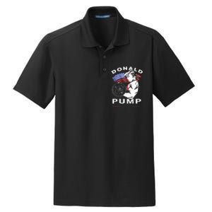 Donald Pump Gym Bodybuilder And Weightlifting Dry Zone Grid Polo