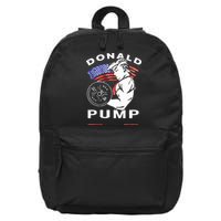 Donald Pump Gym Bodybuilder And Weightlifting 16 in Basic Backpack