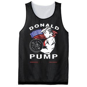 Donald Pump Gym Bodybuilder And Weightlifting Mesh Reversible Basketball Jersey Tank