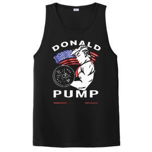 Donald Pump Gym Bodybuilder And Weightlifting PosiCharge Competitor Tank