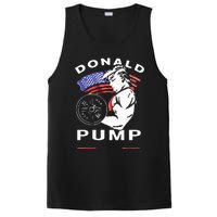 Donald Pump Gym Bodybuilder And Weightlifting PosiCharge Competitor Tank