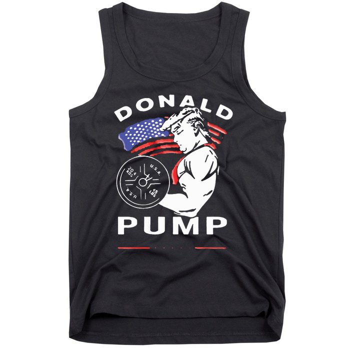 Donald Pump Gym Bodybuilder And Weightlifting Tank Top