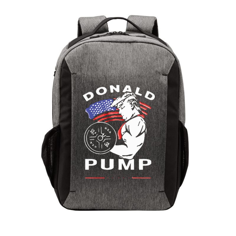 Donald Pump Gym Bodybuilder And Weightlifting Vector Backpack